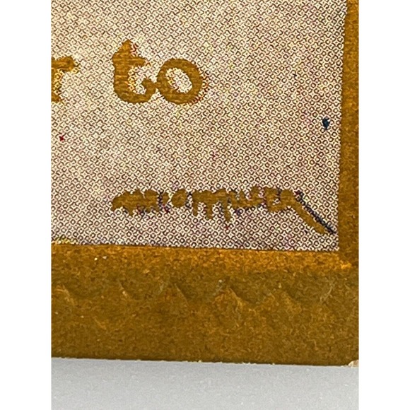 Antique Ephemera Edwardian Era Postcard Christmas Carolers Embossed Unused NOS - Picture 4 of 6